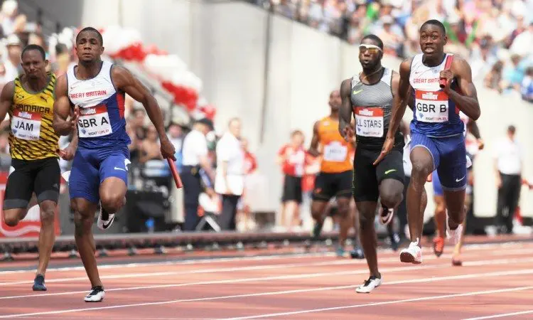 GB men relay anniversary games